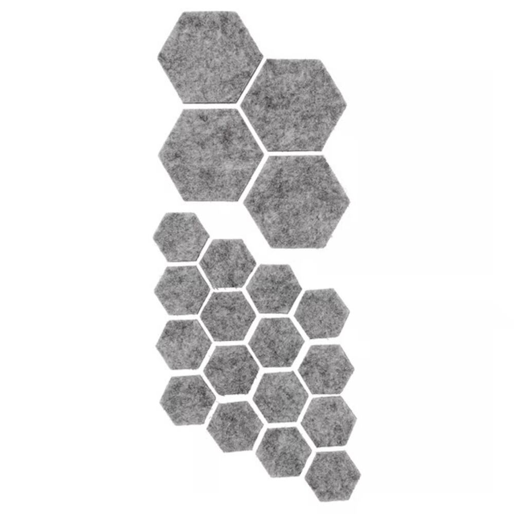 Hex Hero Eco Guard: IKEA TRIXIG Gray Floor Saver Pads 2-Pack (20 Count)
